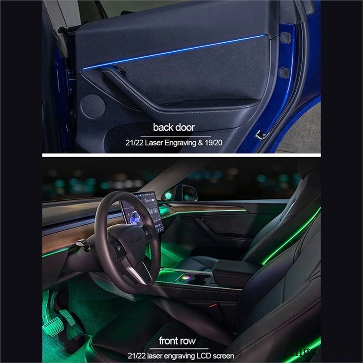 Tesla Modified Ambient Light
